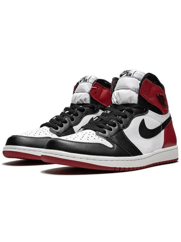 Кроссовки 1 ретро высокие og Air Jordan — изображение 3 из 4, черный/белый-красный