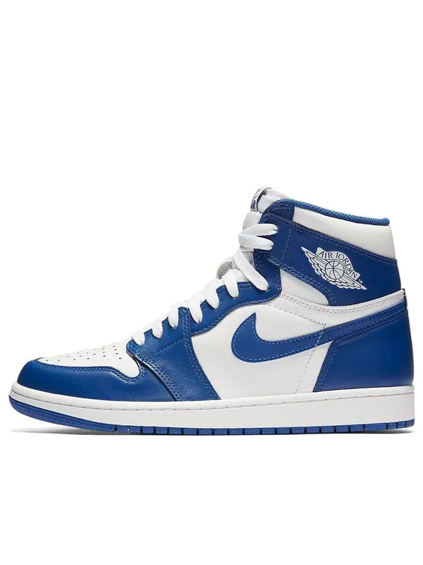 Кроссовки 1 ретро высокие og Air Jordan — изображение 1 из 4, синий/белый-синий