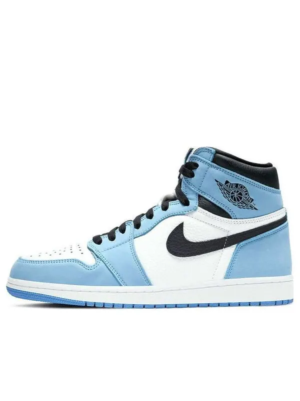 Кроссовки 1 ретро высокие og Air Jordan — изображение 1 из 4, белый/синий/черный