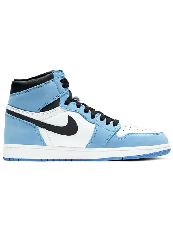 Кроссовки 1 ретро высокие og Air Jordan — изображение 2 из 4, белый/синий/черный