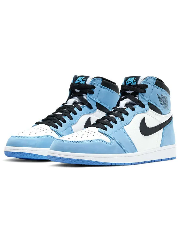Кроссовки 1 ретро высокие og Air Jordan — изображение 3 из 4, белый/синий/черный