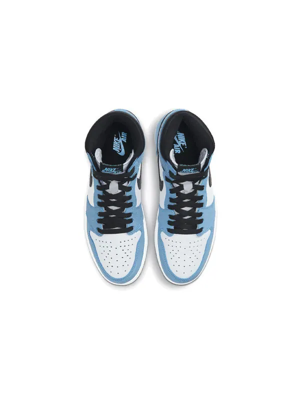 Кроссовки 1 ретро высокие og Air Jordan — изображение 4 из 4, белый/синий/черный