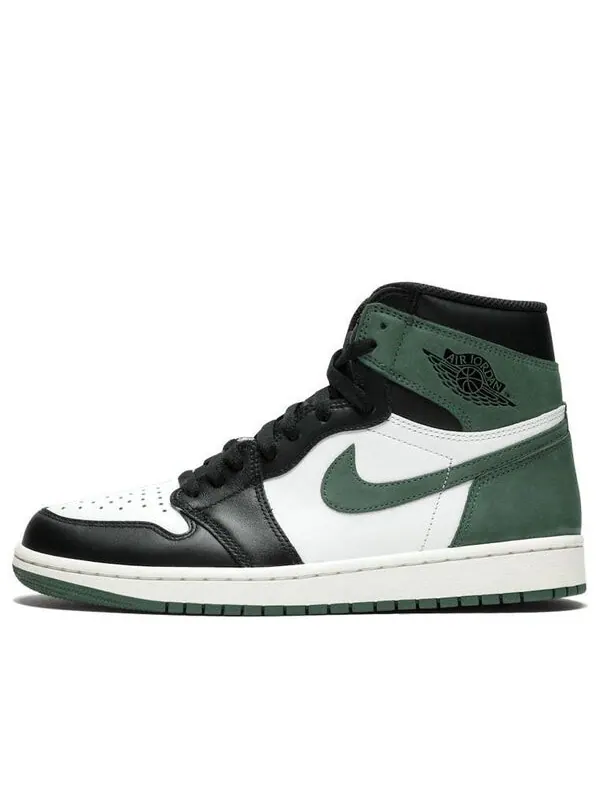 Кроссовки 1 ретро высокие og Air Jordan — изображение 1 из 4, зеленый/белый/черный
