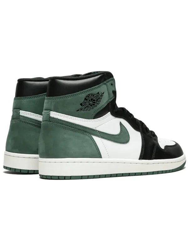 Кроссовки 1 ретро высокие og Air Jordan — изображение 3 из 4, зеленый/белый/черный