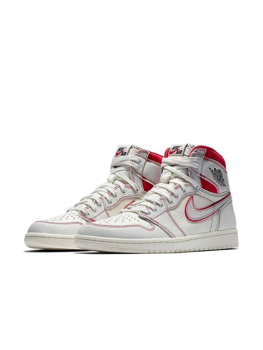 Кроссовки Air Jordan 1 Retro High OG 'Phantom' — изображение 3 из 6, белый