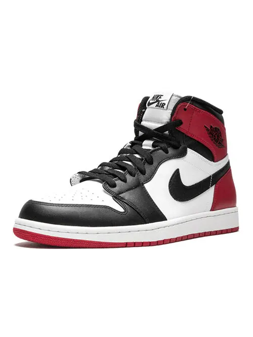 Кроссовки 1 ретро высокие og Air Jordan — изображение 2 из 4, белый/черный-красный