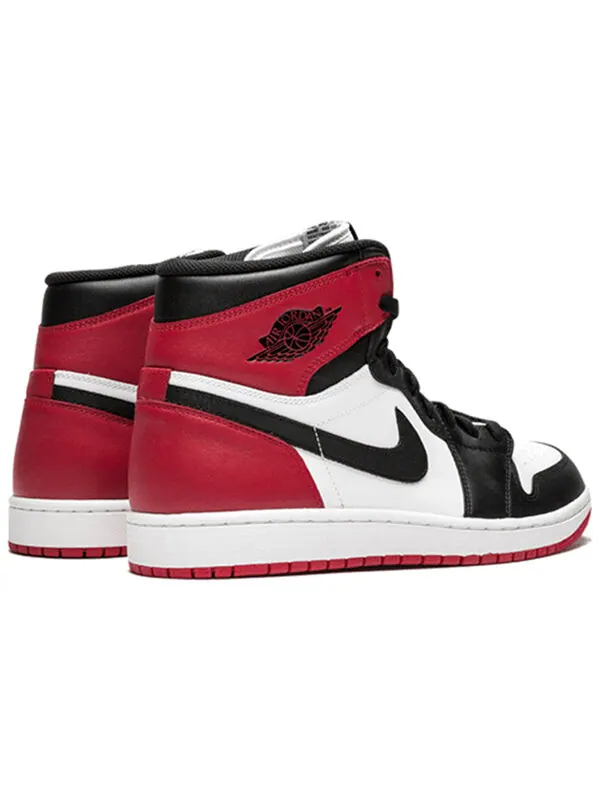 Кроссовки 1 ретро высокие og Air Jordan — изображение 4 из 4, белый/черный-красный