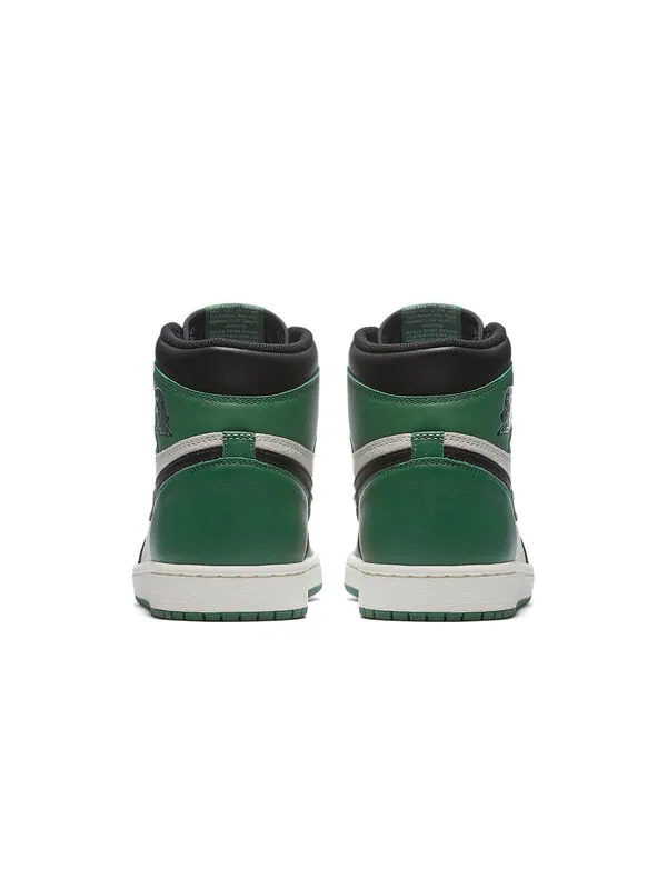 Кроссовки 1 ретро высокие og Air Jordan — изображение 3 из 4, зеленый/черный