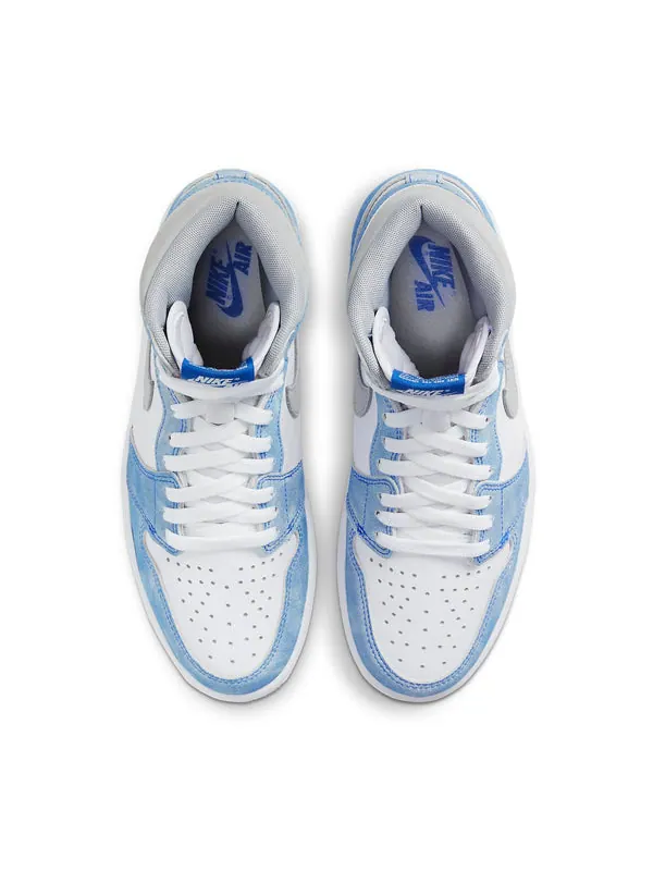 Кроссовки 1 retro high og 'hyper royal light smoke grey' Air Jordan — изображение 4 из 4, светлый серый/белый