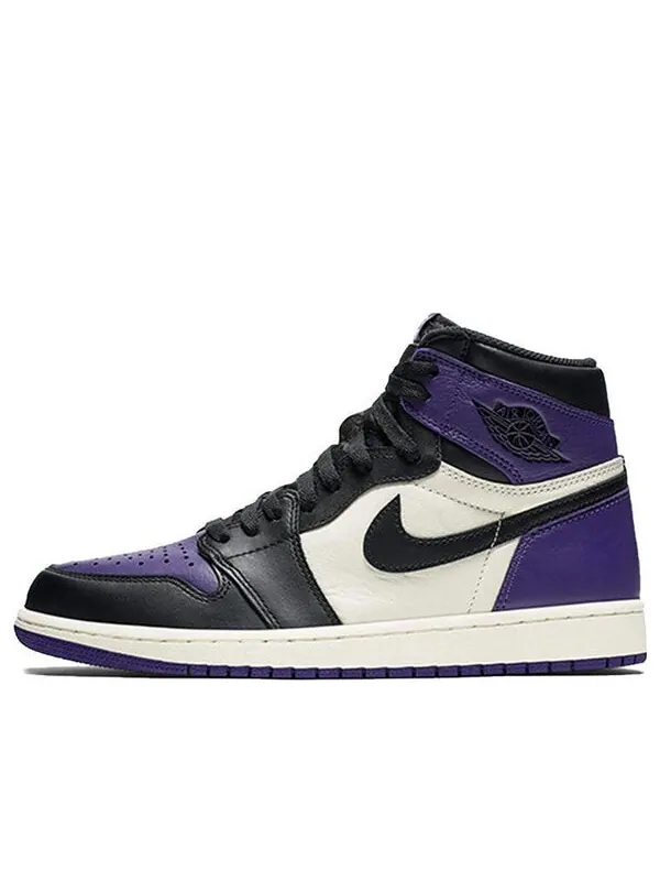 Кроссовки 1 ретро высокие og Air Jordan — изображение 1 из 4, фиолетовый/черный