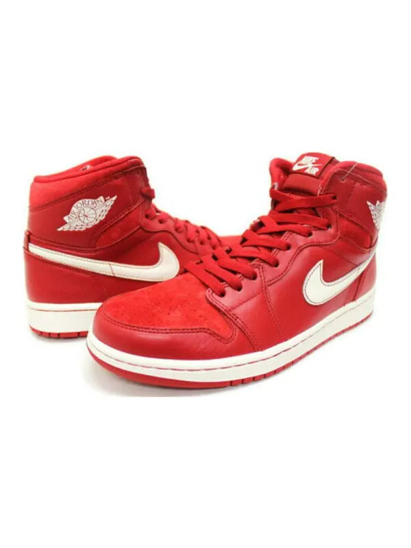 Кроссовки 1 ретро высокие Air Jordan — изображение 2 из 4, красный