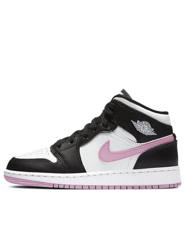 Кроссовки 1 средние Air Jordan — изображение 1 из 4, белый/розовый/черный