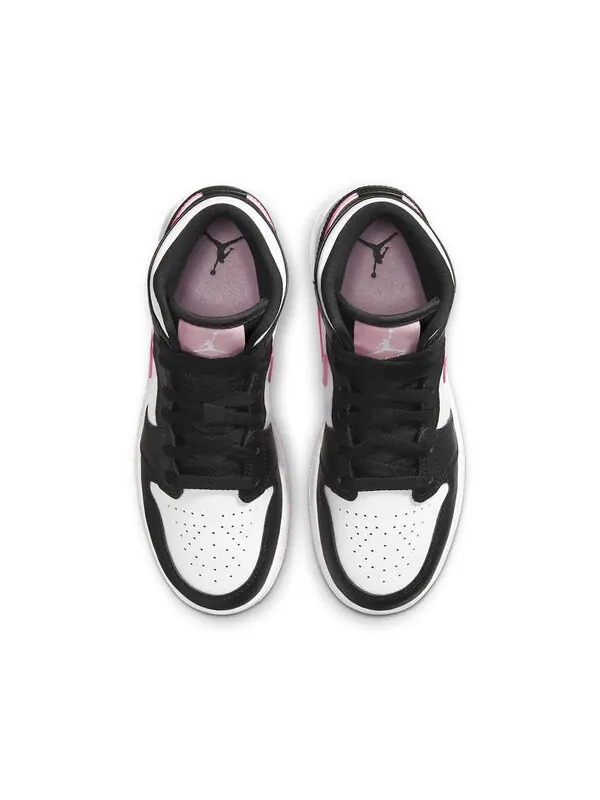 Кроссовки 1 средние Air Jordan — изображение 4 из 4, белый/розовый/черный
