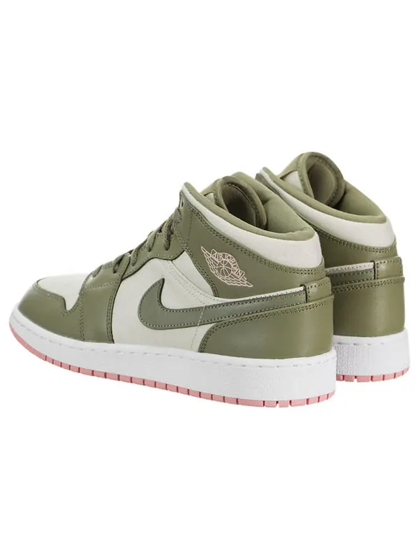 Кроссовки 1 средние Air Jordan — изображение 4 из 4, зеленый
