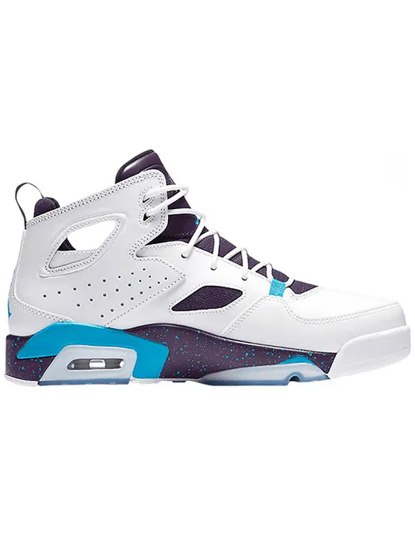 Кроссовки flight club '91 'grand purple blue lagoon' Air Jordan — изображение 2 из 4, белый