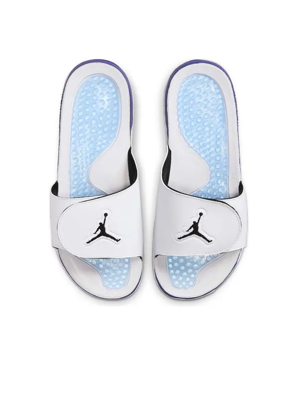 Тапочки hydro 5 slides Air Jordan — изображение 4 из 4, белый
