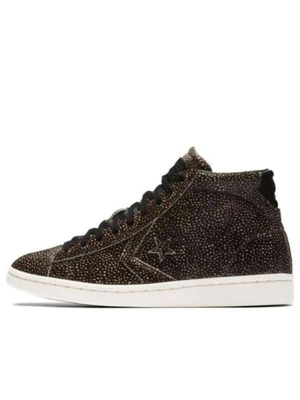 Кроссовки pro leather lp mid 'black white egret' Converse — изображение 1 из 4, черный/белый