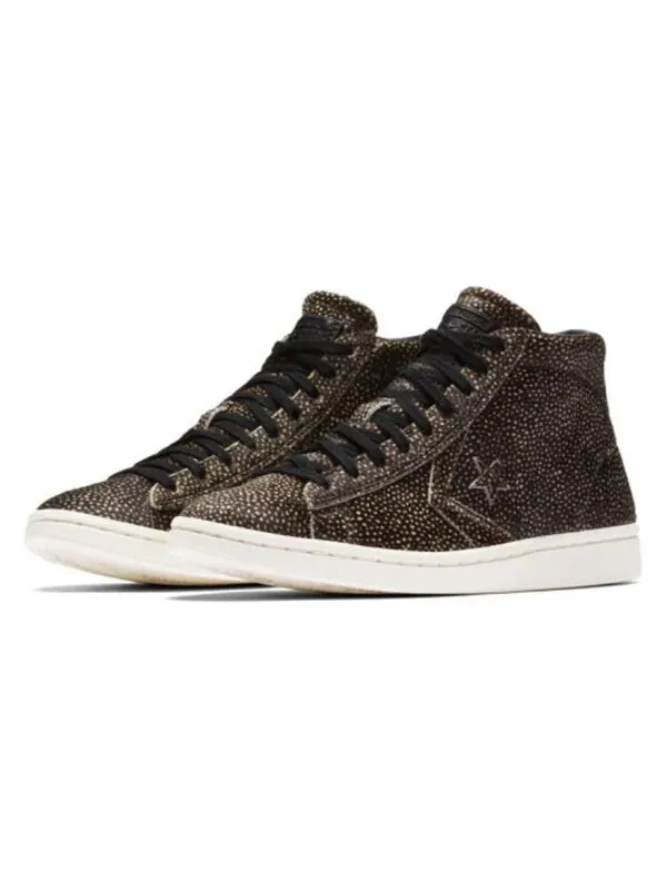 Кроссовки pro leather lp mid 'black white egret' Converse — изображение 3 из 4, черный/белый