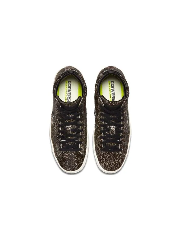 Кроссовки pro leather lp mid 'black white egret' Converse — изображение 4 из 4, черный/белый