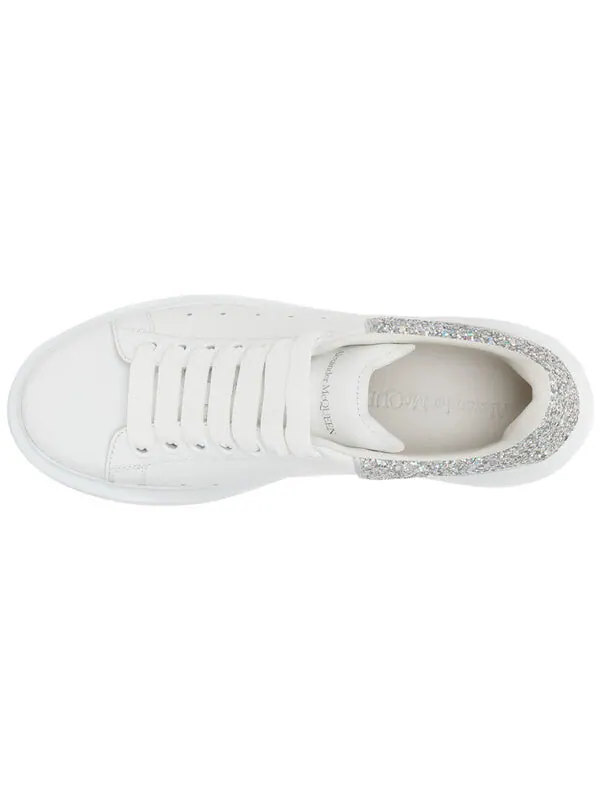 Кроссовки oversized sneaker 'white holo silver' Alexander Mcqueen — изображение 4 из 4, белый/серебристый