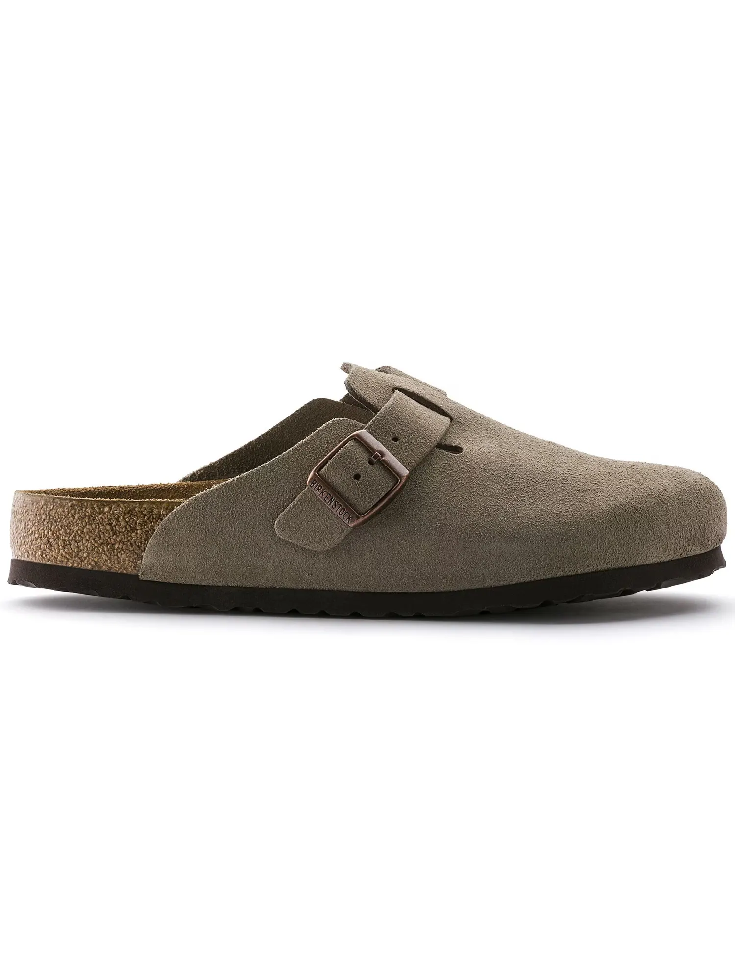 Клоги Birkenstock Boston Soft Footbed из замши