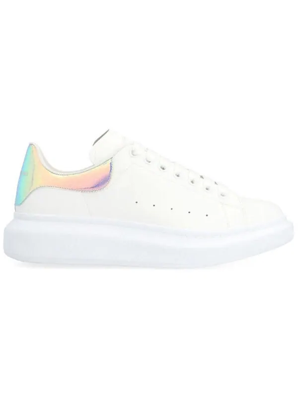 Кроссовки oversized sneaker 'white shock pink' Alexander Mcqueen — изображение 2 из 4, белый/розовый