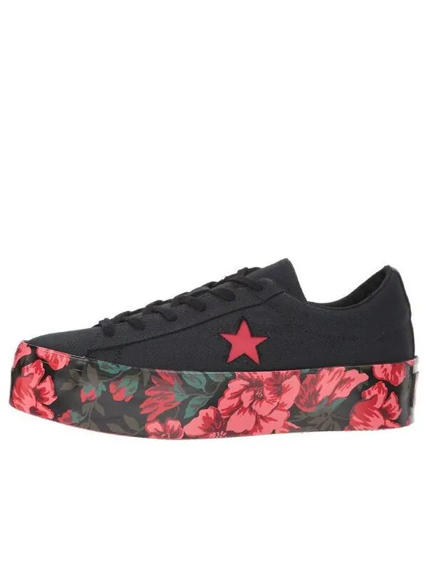 Кроссовки one star ox shoes black/red Converse — изображение 1 из 4, черный/красный