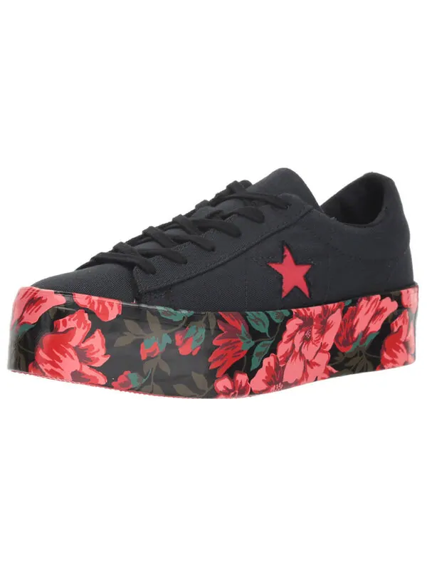 Кроссовки one star ox shoes black/red Converse — изображение 2 из 4, черный/красный