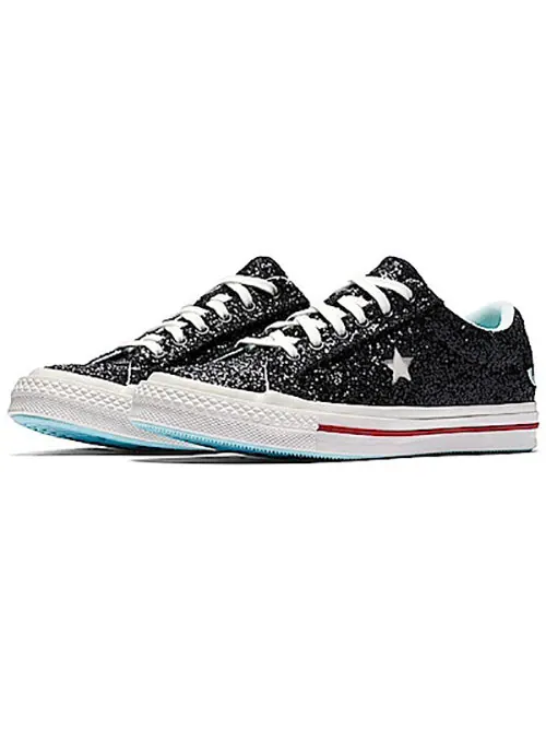 Кроссовки chiara ferragni x one star low top 'glitter' Converse — изображение 2 из 3, черный