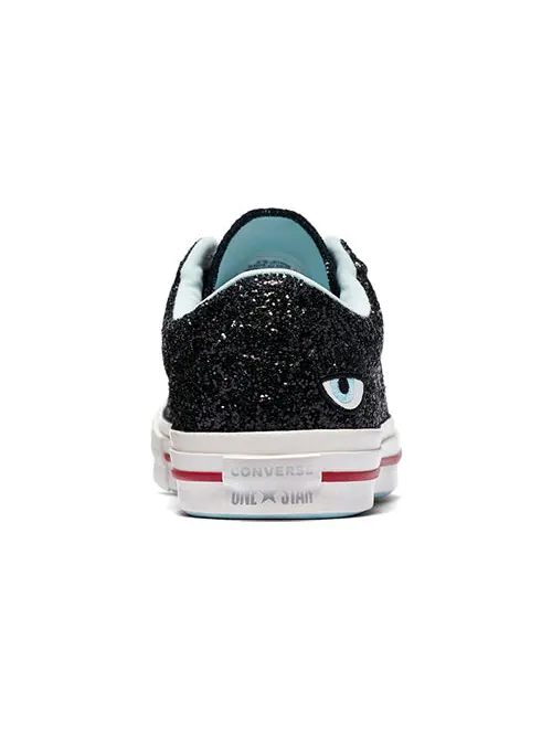 Кроссовки chiara ferragni x one star low top 'glitter' Converse — изображение 3 из 3, черный