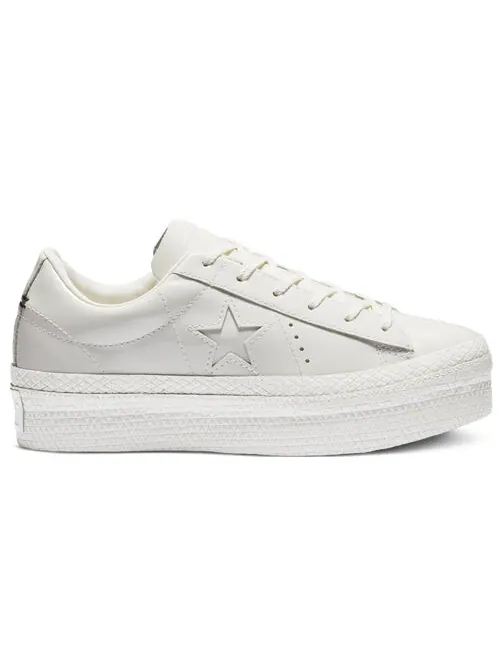 Кроссовки one star platform low 'vintage white' Converse — изображение 2 из 4, белый