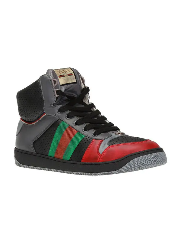 Кроссовки screener high 'light hibiscus red' Gucci — изображение 2 из 4