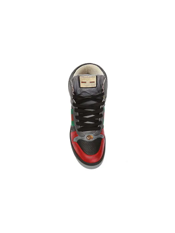 Кроссовки screener high 'light hibiscus red' Gucci — изображение 3 из 4