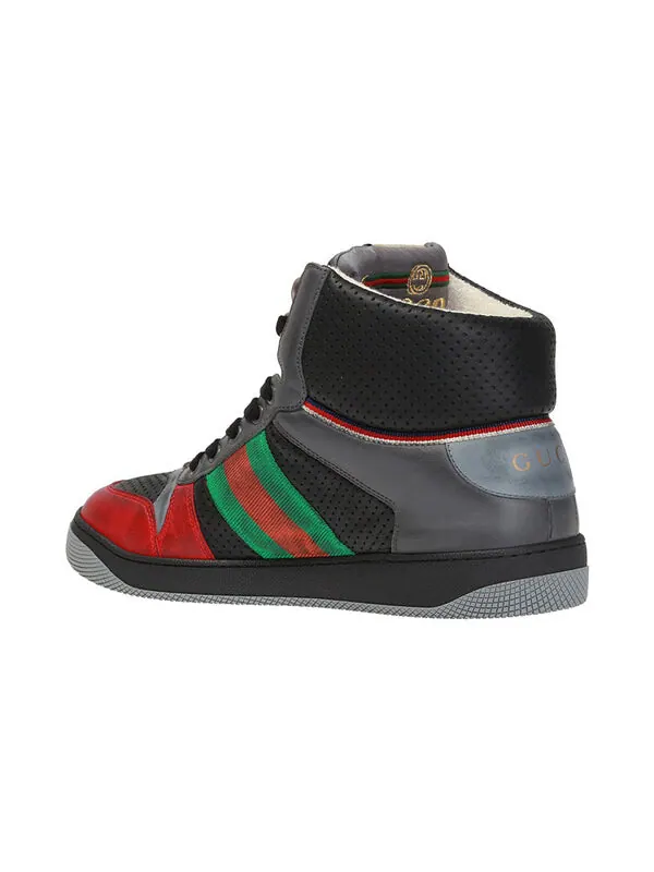 Кроссовки screener high 'light hibiscus red' Gucci — изображение 4 из 4