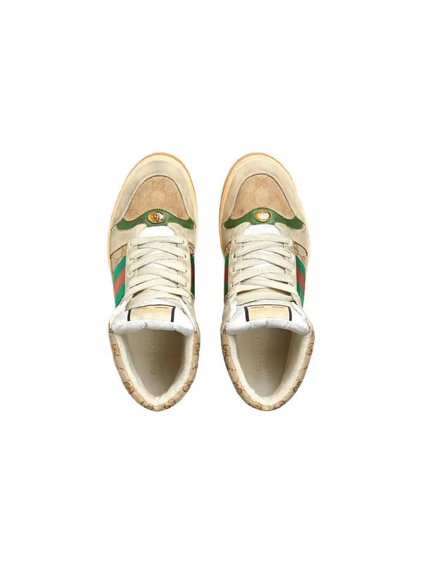 Кроссовки screener gg high 'off-white' Gucci — изображение 4 из 4, бежевый
