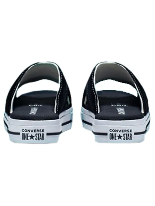 Тапочки one star sandal slip 'black white' Converse — изображение 4 из 4, черный