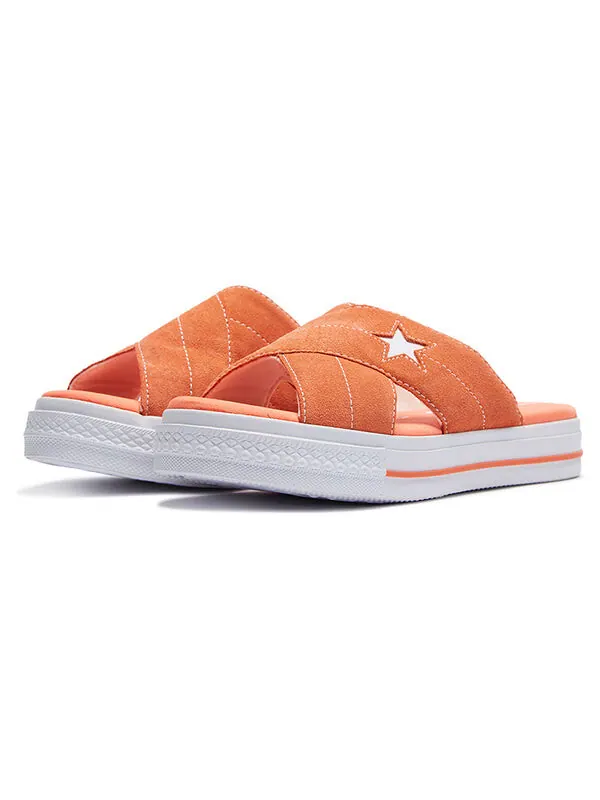 Тапочки one star sandal 'orange' Converse — изображение 3 из 4, оранжевый