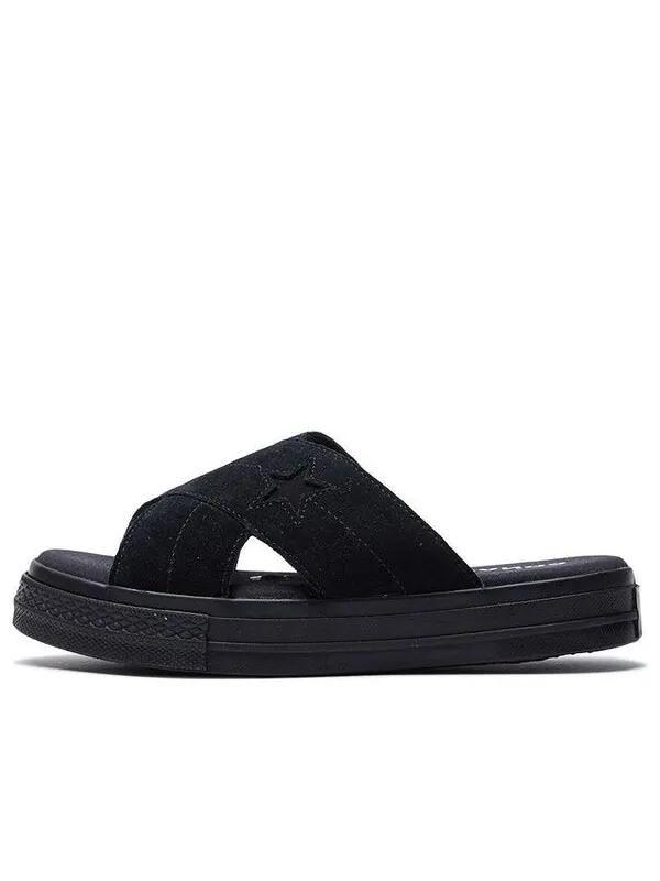 Тапочки one star sandal 'black' Converse