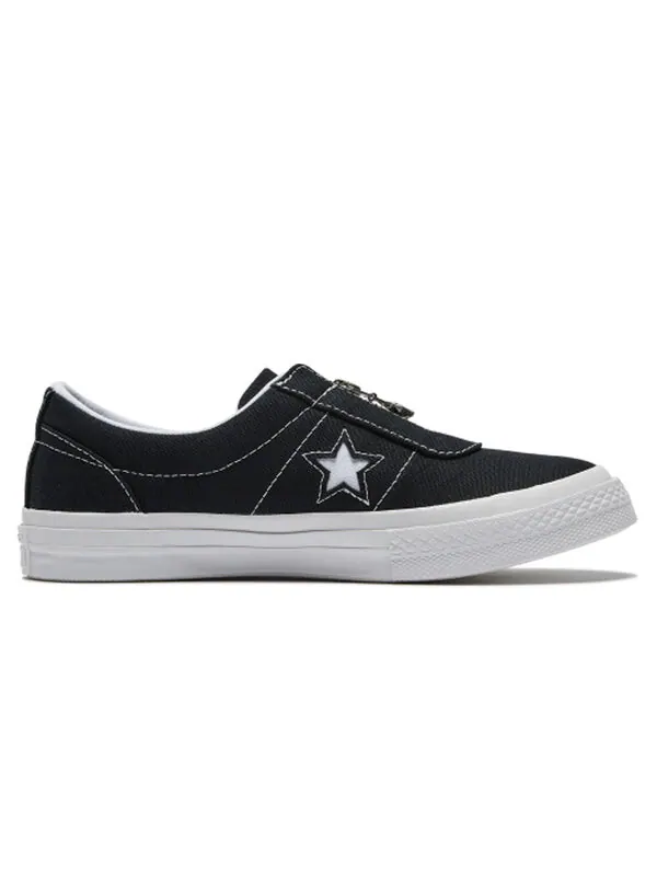 Кроссовки one star slip 'black' Converse — изображение 2 из 4, черный