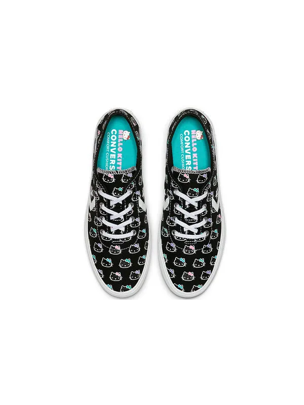 Кроссовки hello kitty x costa low 'black' Converse — изображение 3 из 4, черный