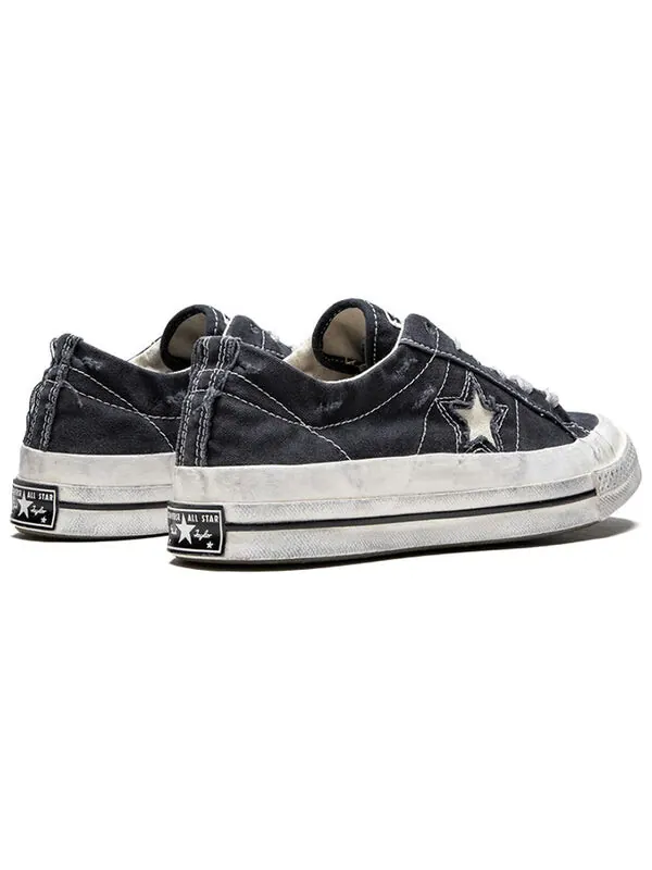 Кроссовки one star ox faith connexion dirty shoes Converse — изображение 4 из 4, черный белый