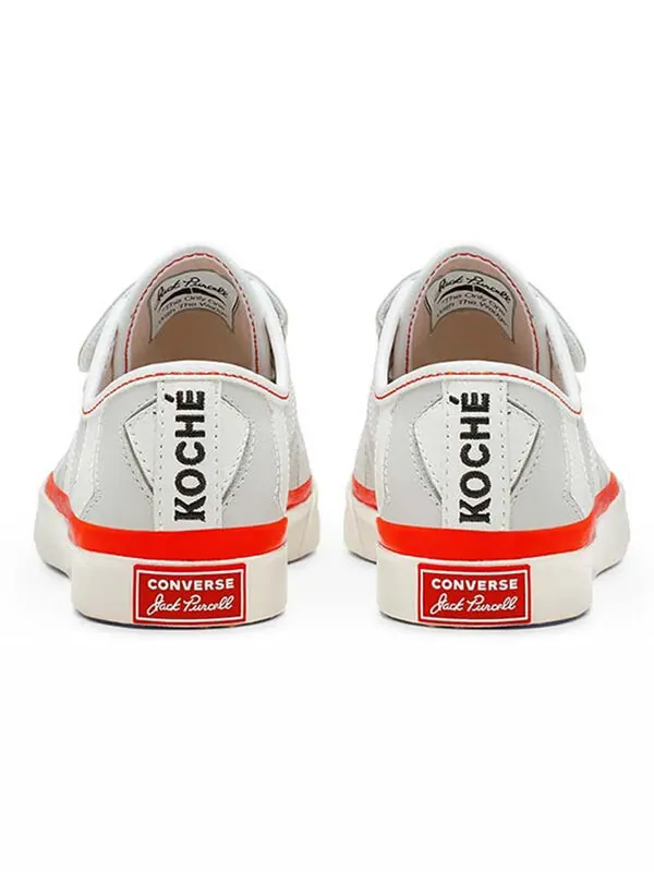 Кроссовки koch x jack purcell low 'white lunar rock' Converse — изображение 4 из 4, белый/серый