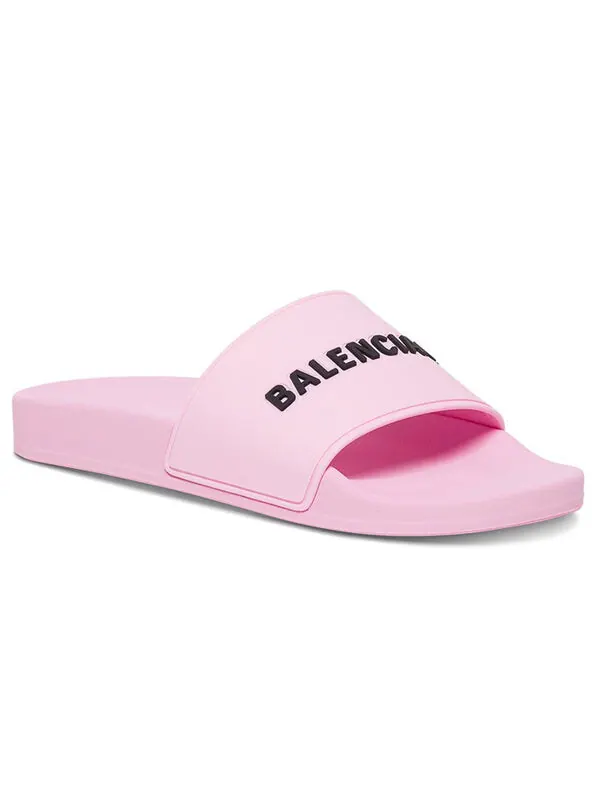 Сандалии pool slides 'light pink' Balenciaga — изображение 4 из 4, розовый