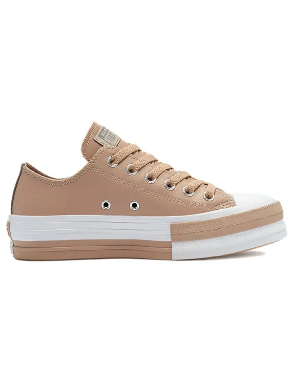Кроссовки ctas double stack lift ox salt pink Converse — изображение 2 из 4, розовый