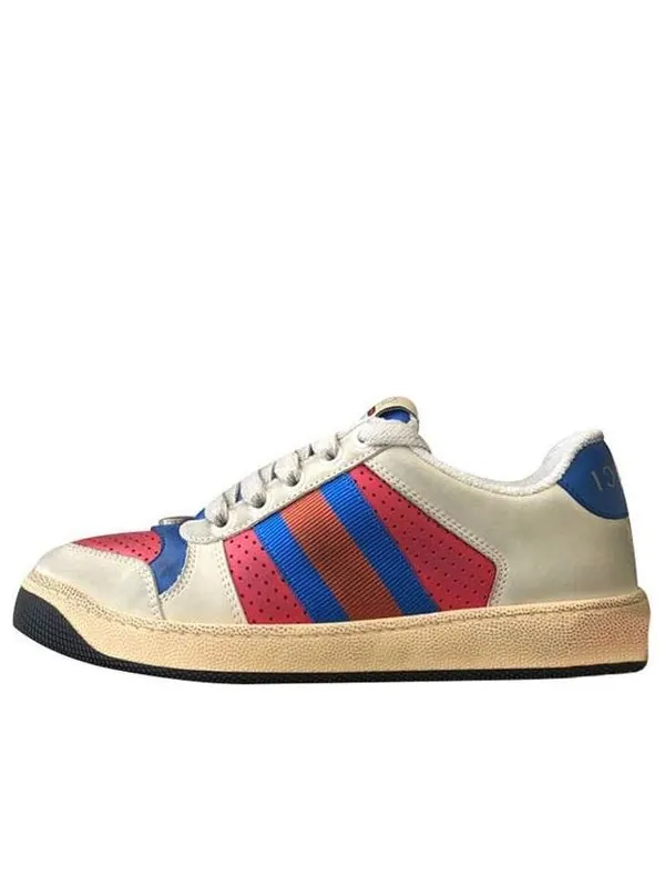 Кроссовки screener leather Gucci — изображение 1 из 4, белый