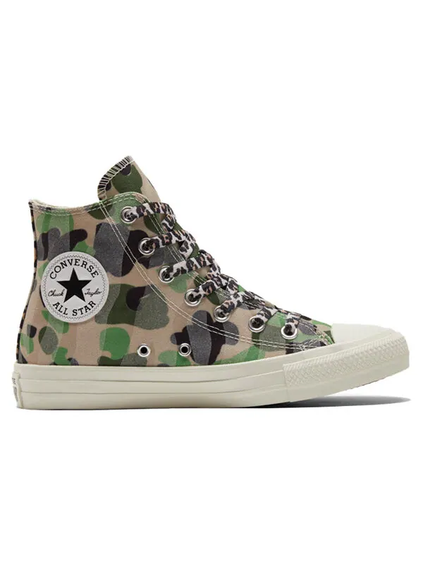 Кроссовки chuck taylor all star high 'camo' Converse — изображение 2 из 4, зеленый/черный