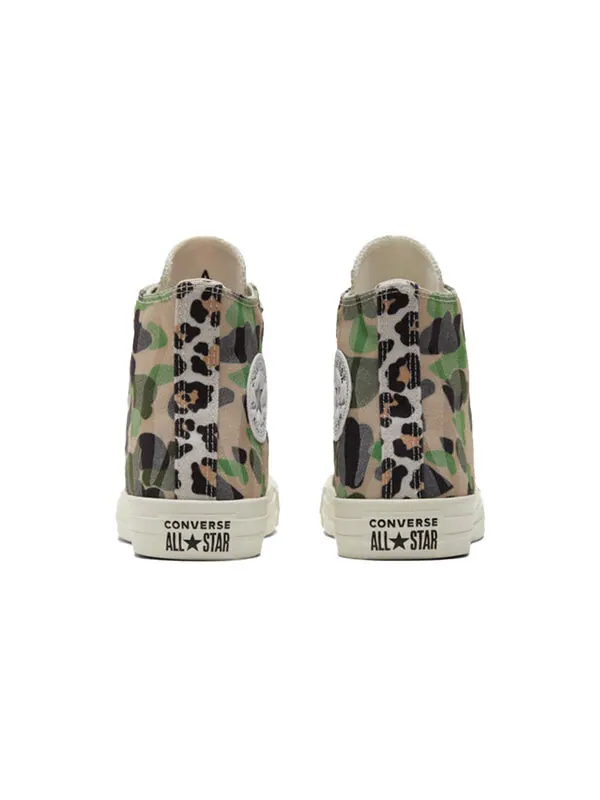 Кроссовки chuck taylor all star high 'camo' Converse — изображение 4 из 4, зеленый/черный