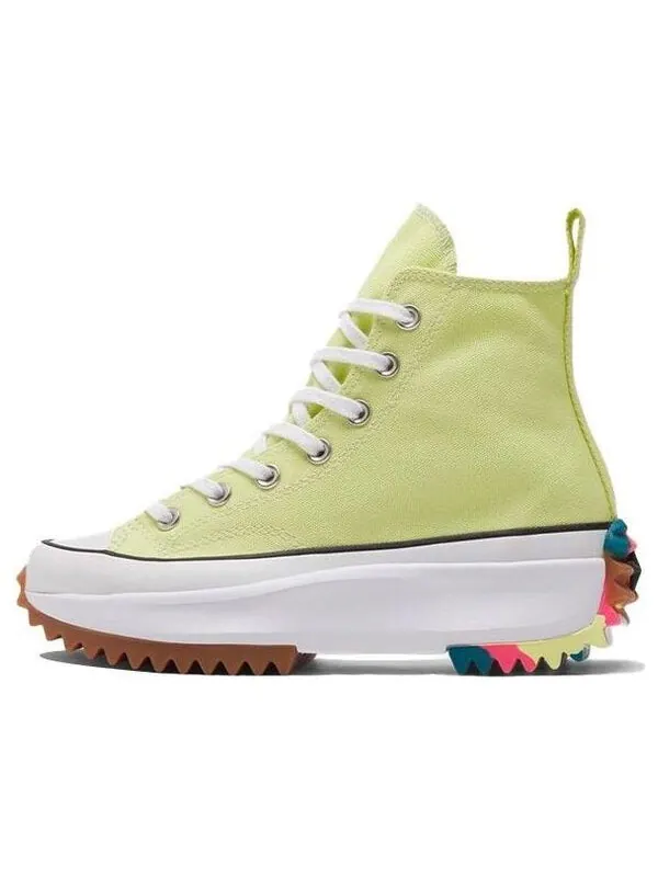 Кроссовки run star hike high 'light zitron' Converse — изображение 1 из 4, светлый желтый