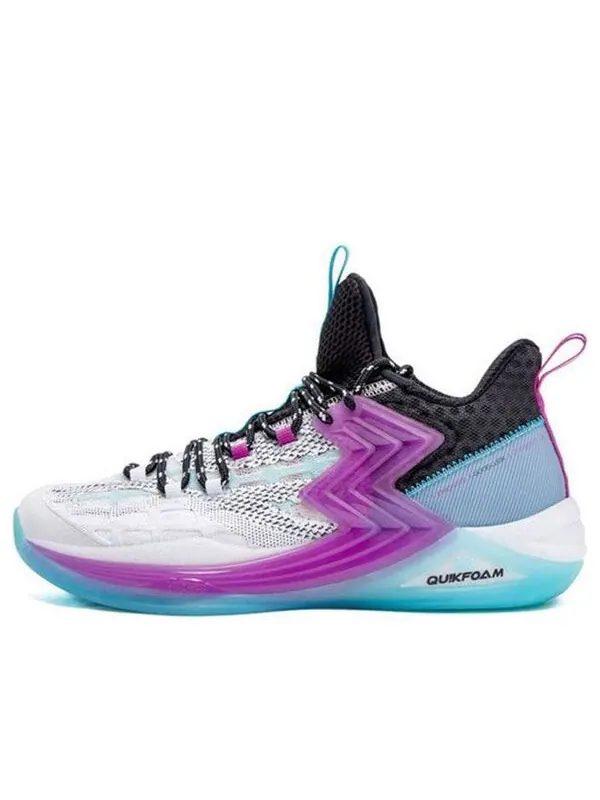 Кроссовки quick foam basketball sneaker 'white purple blue' 361 Degrees
