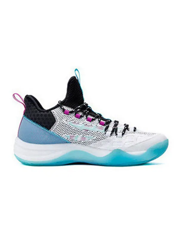 Кроссовки quick foam basketball sneaker 'white purple blue' 361 Degrees — изображение 2 из 4, белый фиолетовый синий